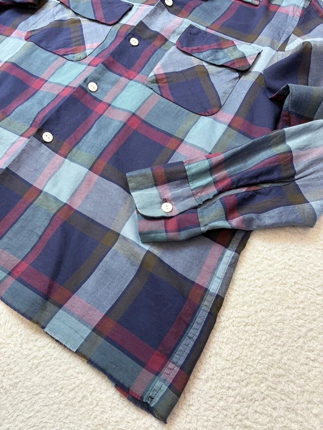 니들스 재팬 체크 투포켓 셔츠 PN5903 상품이미지5