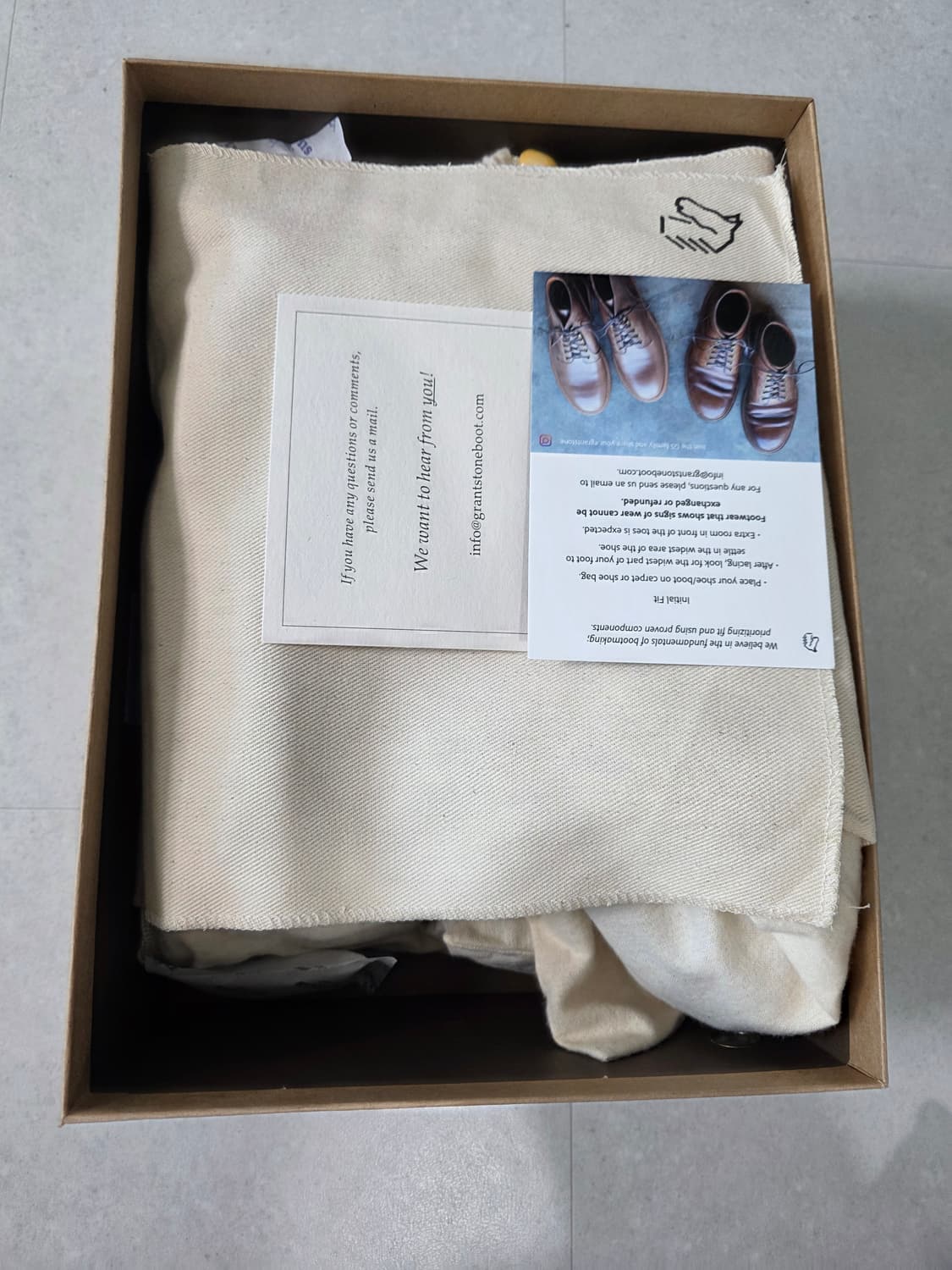 [새상품]Gtant Stone BrassBootSaddleTan11E 상품이미지3