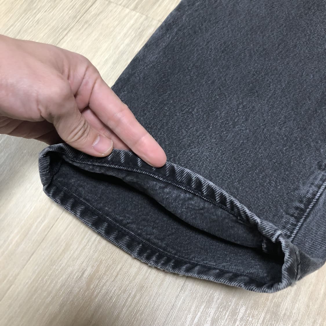 (36) 갭 GAP 흑청 5P 버튼플라이 이지핏 (릴렉스드핏) 데님 상품이미지2