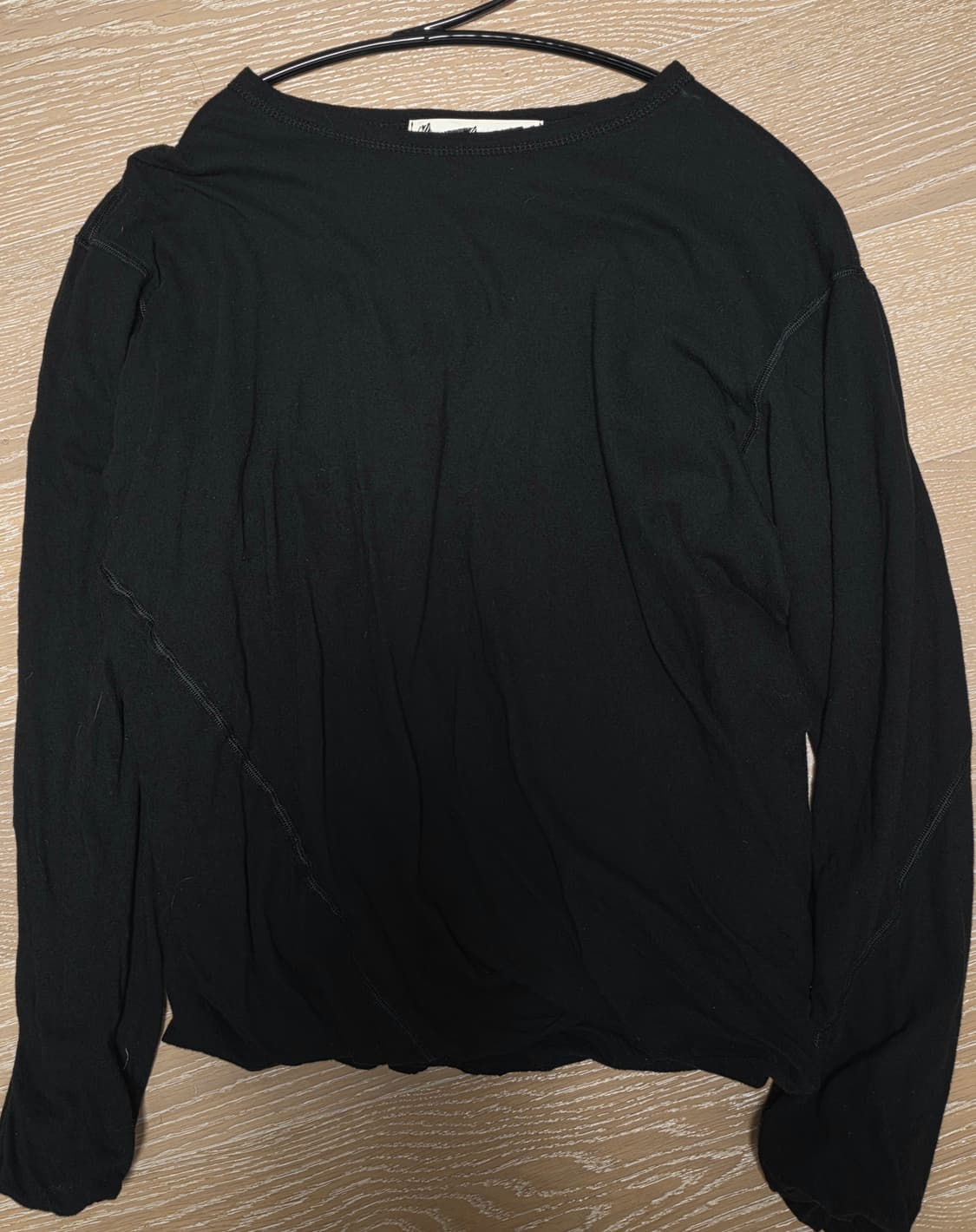 [1] lcbx 2-layer drape t-shirt 상품이미지1