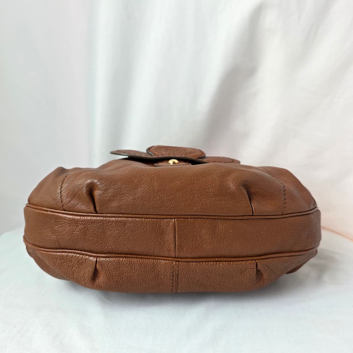 [정품 TOD'S] 토즈 브라운 레더 호보백 숄더백 크로스백 상품이미지6