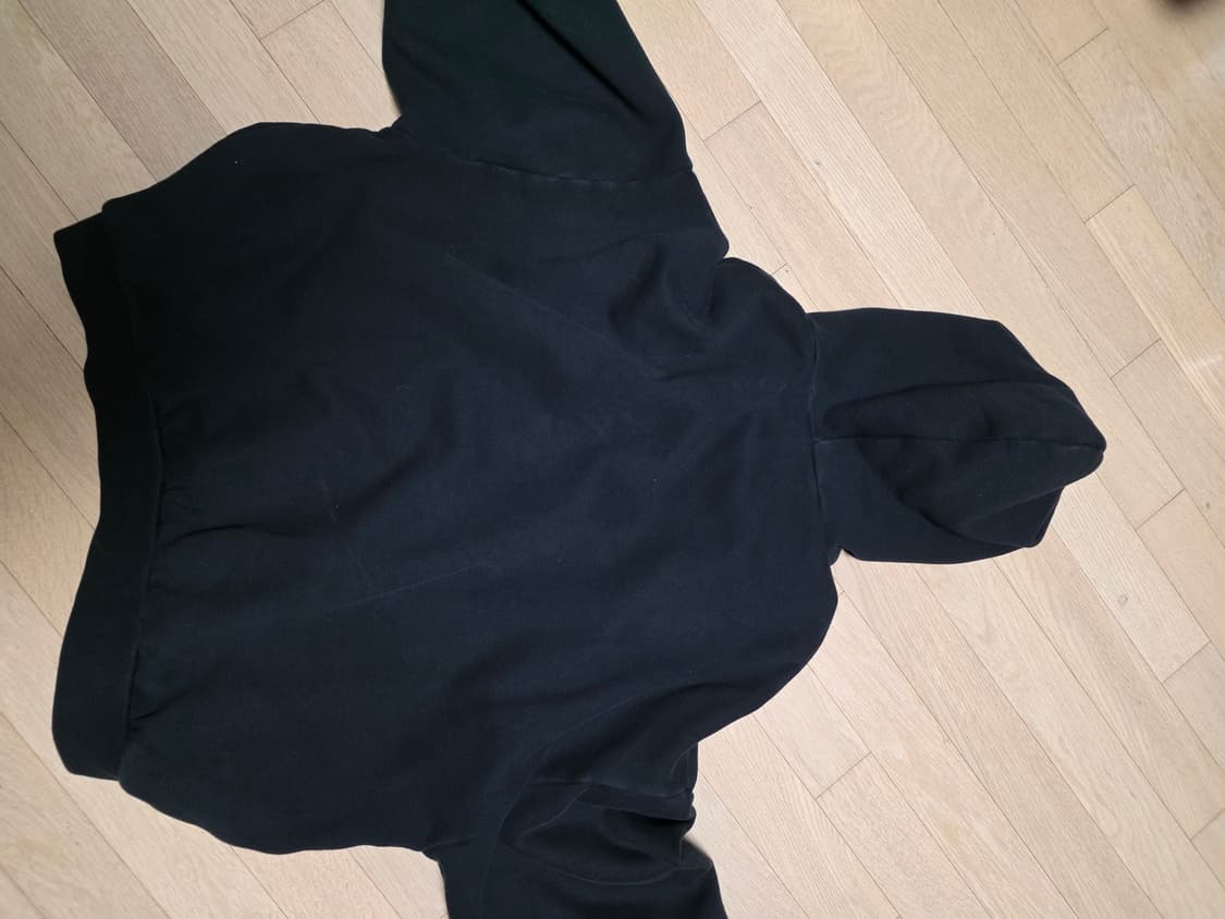 에센셜 제트블랙 후드 조거 셋업 L/S 상품이미지4