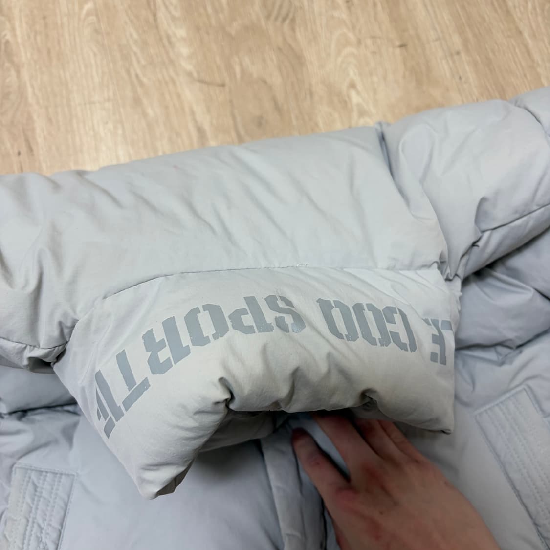 르꼬끄 와펜 구스다운 푸퍼 숏패딩 M/90  상품이미지6