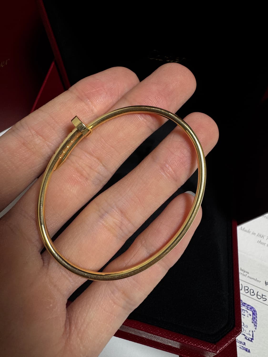 [sm] 까르띠에 저스트 앵끌루 팔찌 15호 상품이미지4