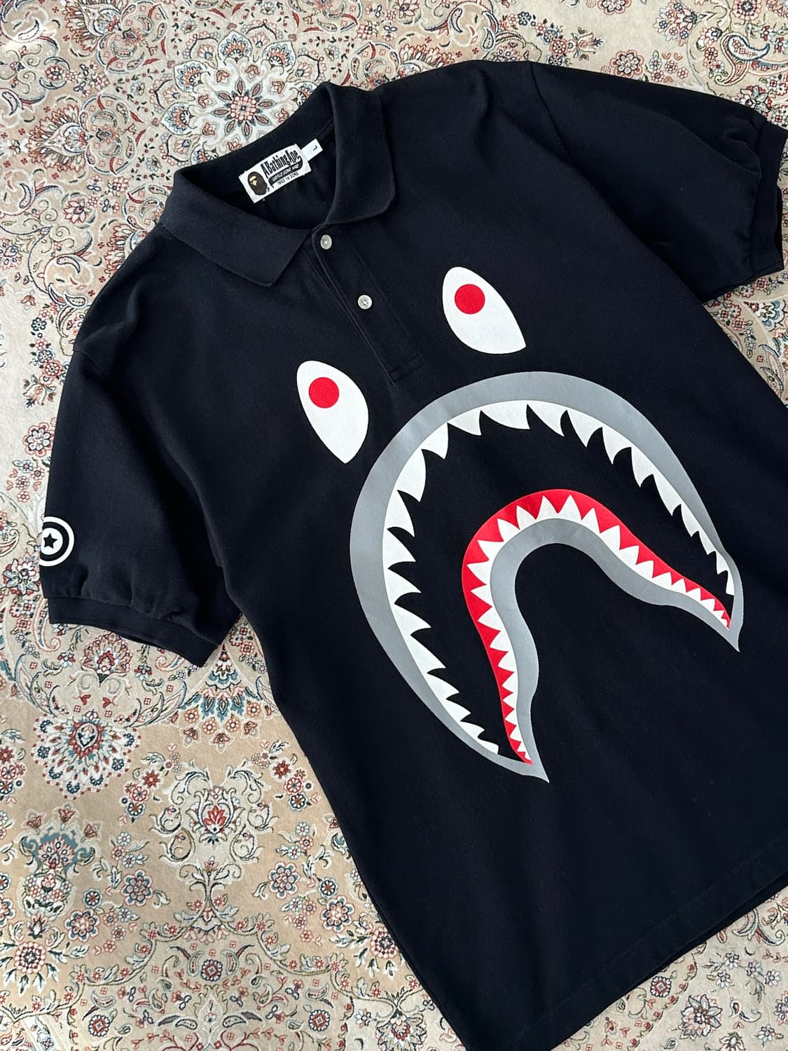 베이프 샤크 WGM 카라 티셔츠  상품이미지2