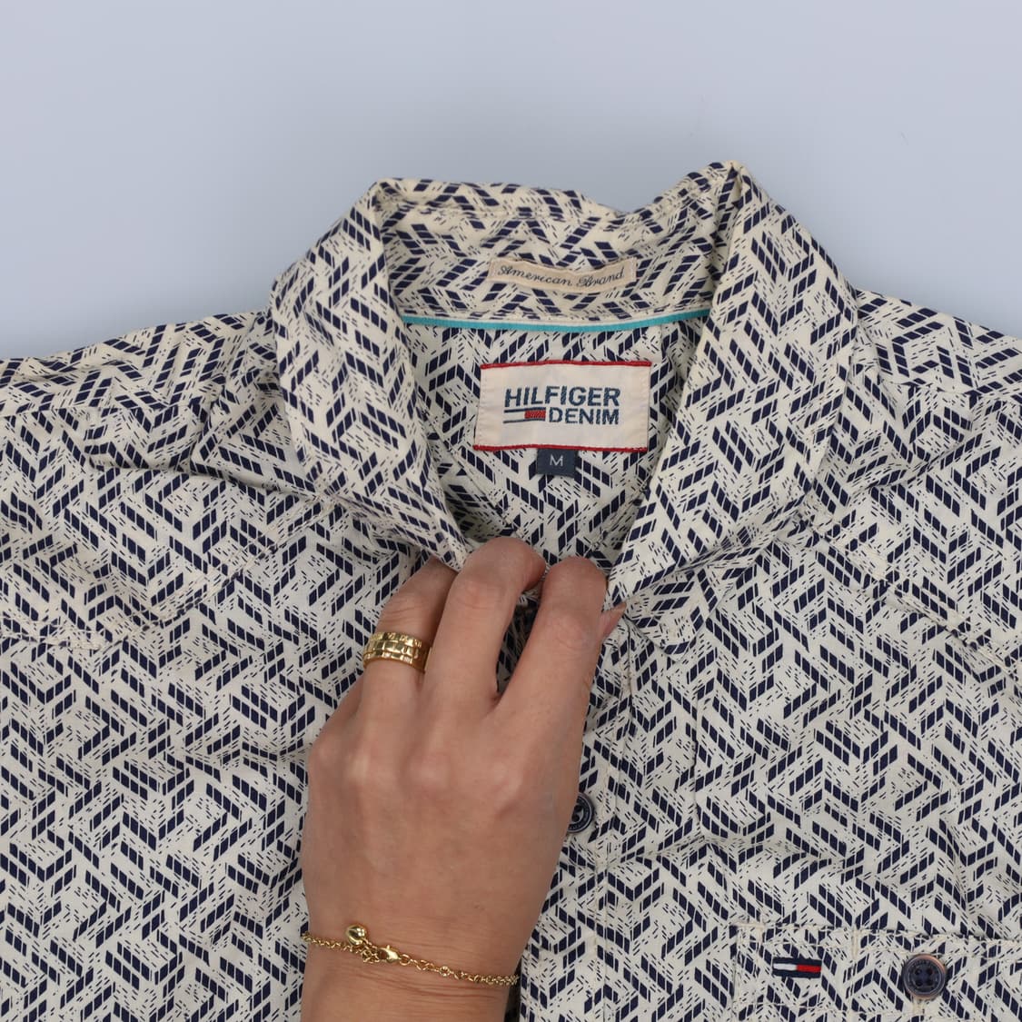 M 타미힐피거 패턴 반팔셔츠 0317H1 상품이미지3