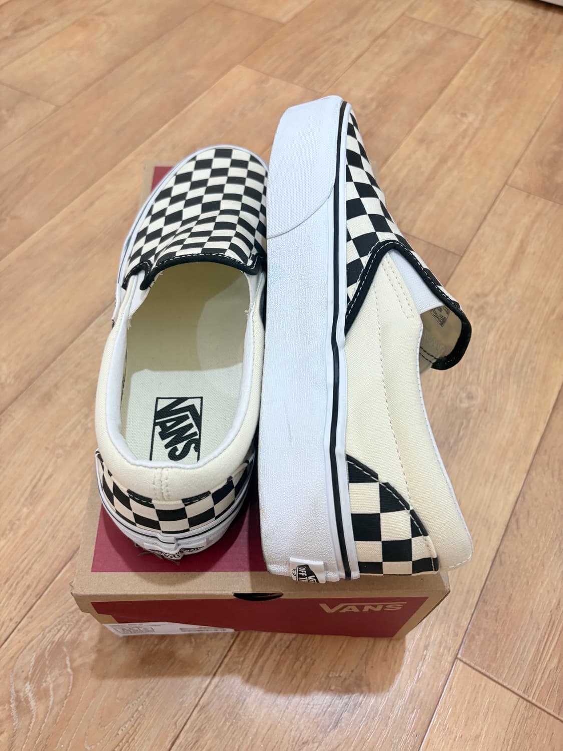 반스 클래식 슬립온 플랫폼 체커보드 265 상품이미지2