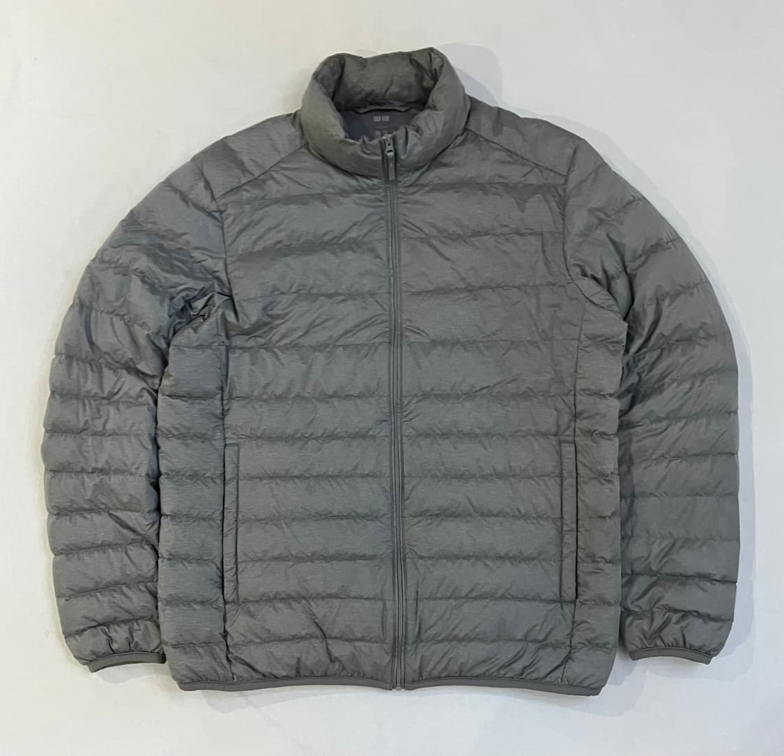 유니클로 다운 고프코어 경량패딩 그레이 상품이미지1