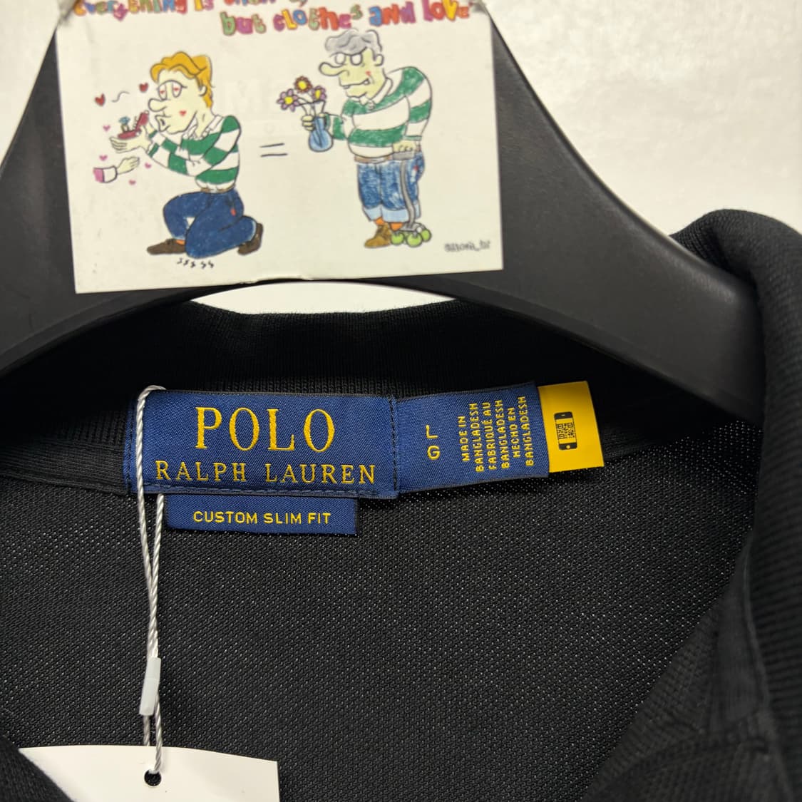 폴로 랄프로렌 PK 롱슬리브 블랙 상품이미지5