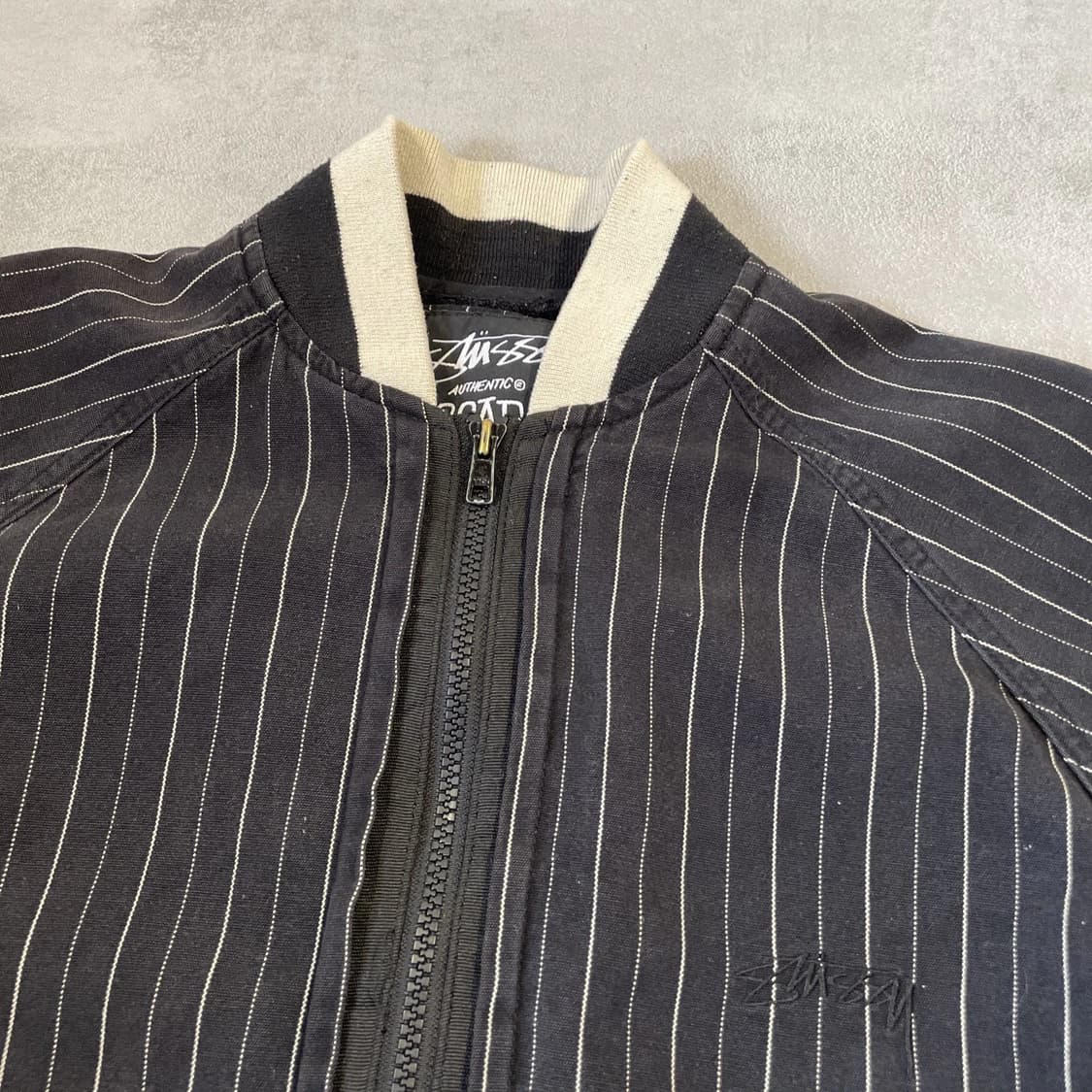 스투시 스트라이프 봄버 자켓 상품이미지3