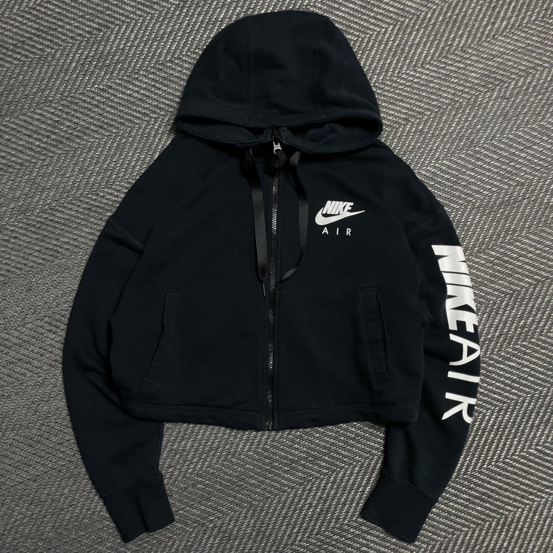 나이키 에어 우먼스 크롭 후드 집업o 5117 상품이미지1