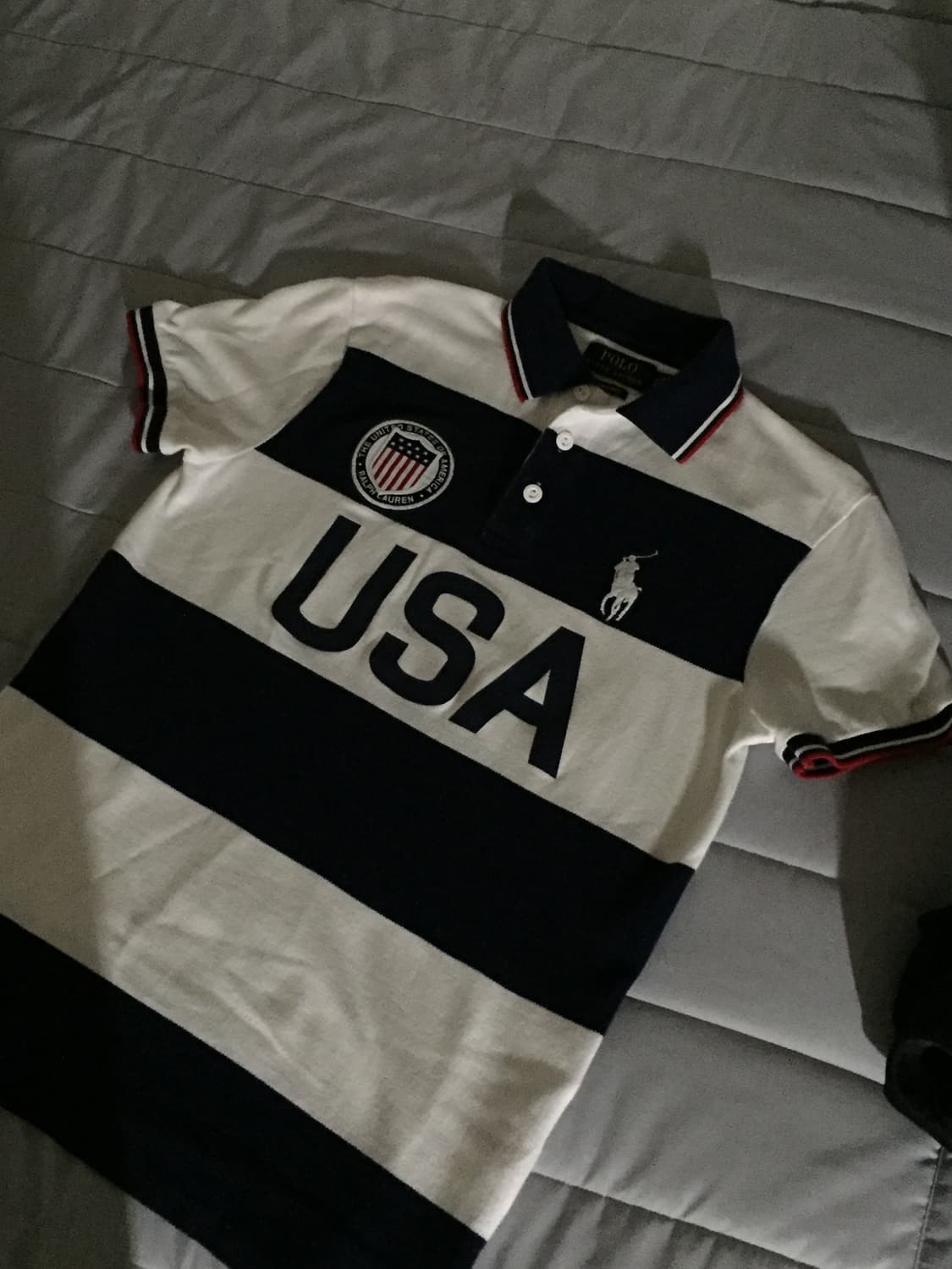 폴로 랄프로렌 USA 반팔카라티 S 상품이미지2