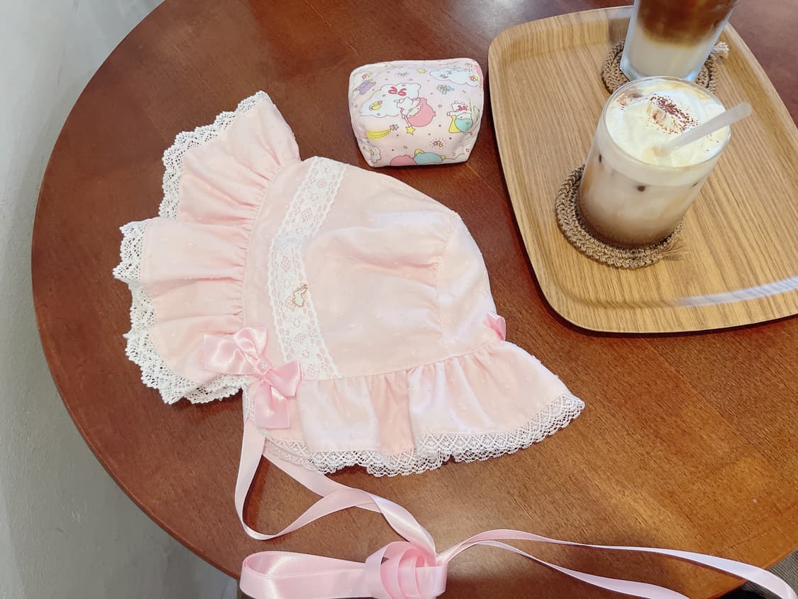 로리타 핑크 보닛 상품이미지2
