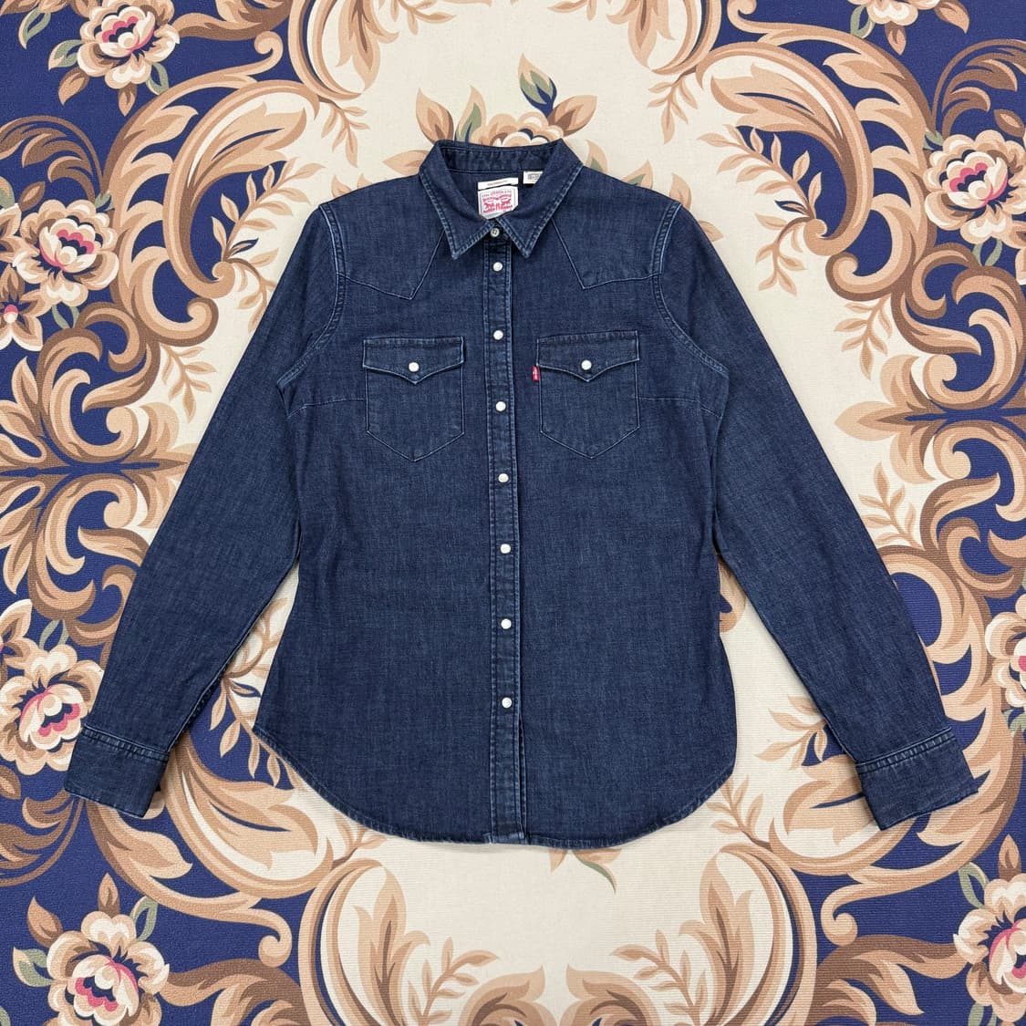 (우먼즈S)리바이스 Levis 웨스턴 데님 셔츠 상품이미지1