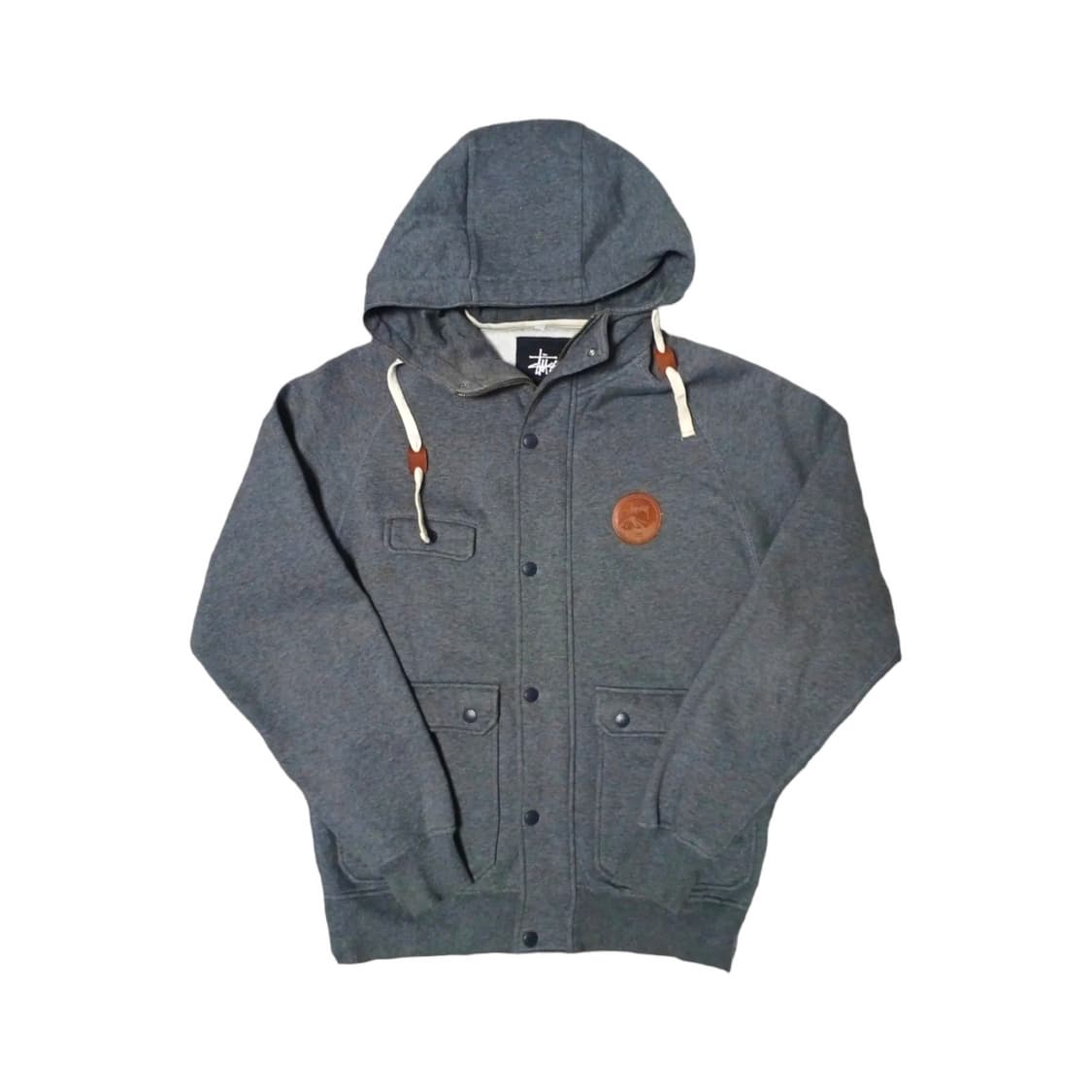 Stussy 스투시 헤비코튼 버튼 후드 자켓 상품이미지2