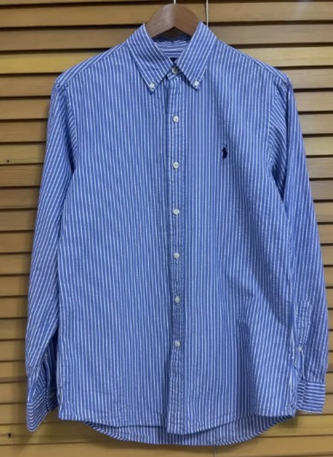 랄프로렌 남성 블루스트라이프 코튼긴팔셔츠 상품이미지2