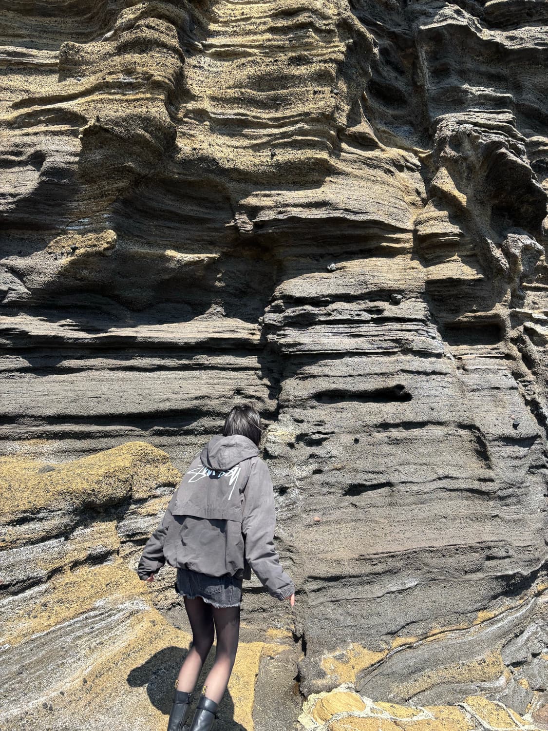 스투시 웨이브 다이 비치 쉘 자켓 블랙 s 상품이미지3