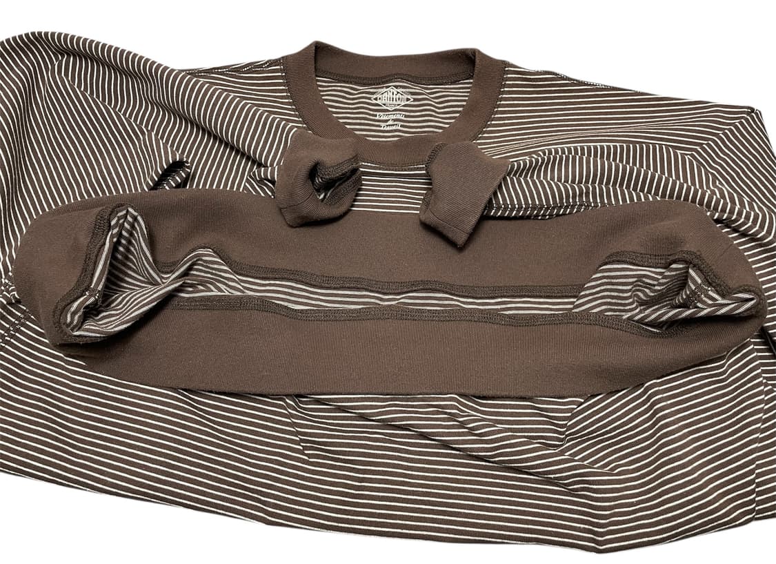 단톤 스트라이프 긴팔 보더티 사이즈 XXL 상품이미지5