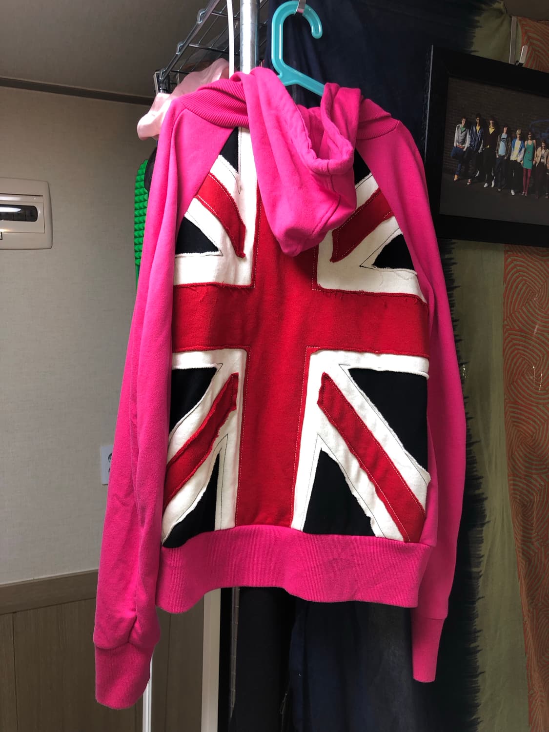 영국기 후드집업 상품이미지2