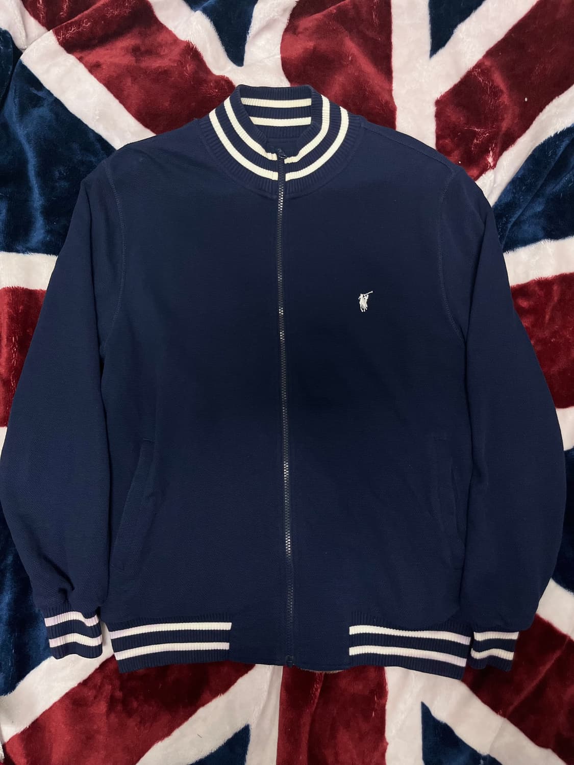 폴로 스포츠 네이비 플리스 자켓 105 상품이미지1