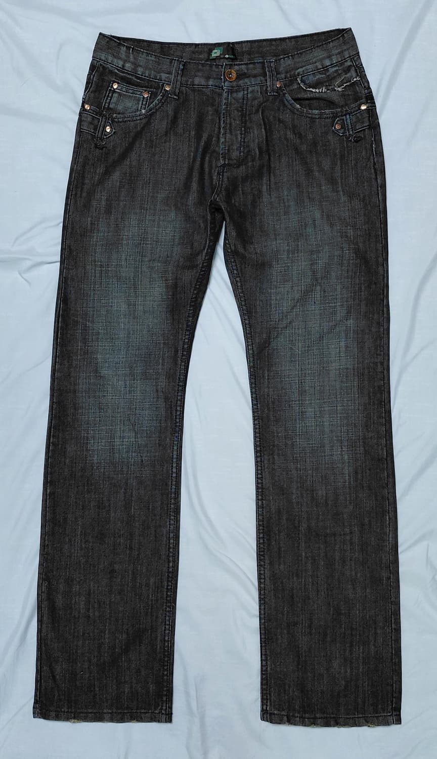 [34] ENERGIE(에너지) Y2K 테크니컬 지퍼 데님 팬츠 상품이미지2