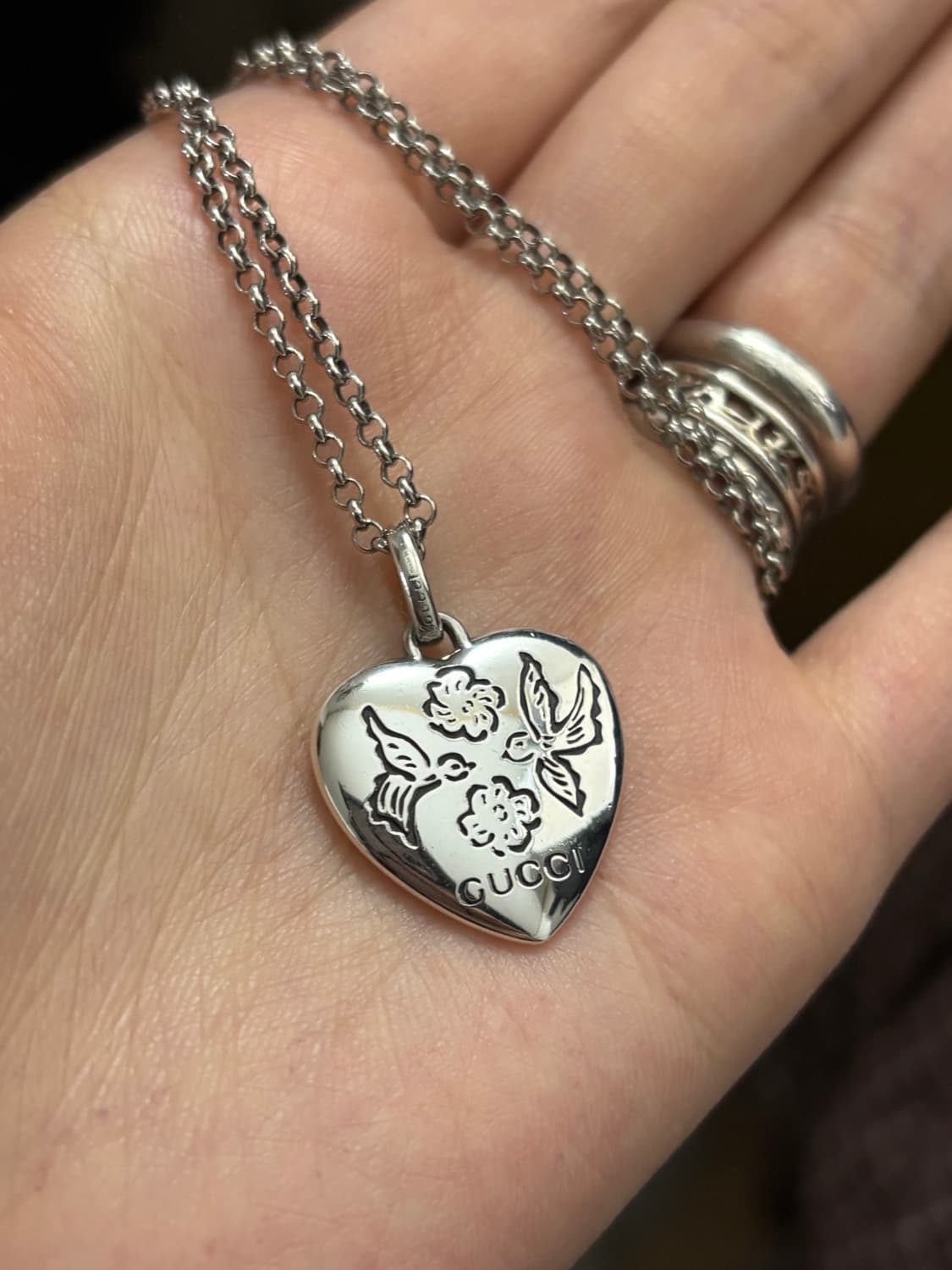 구찌 블라인드 포 러브 하트 팬던트 목걸이 정품 상품이미지1