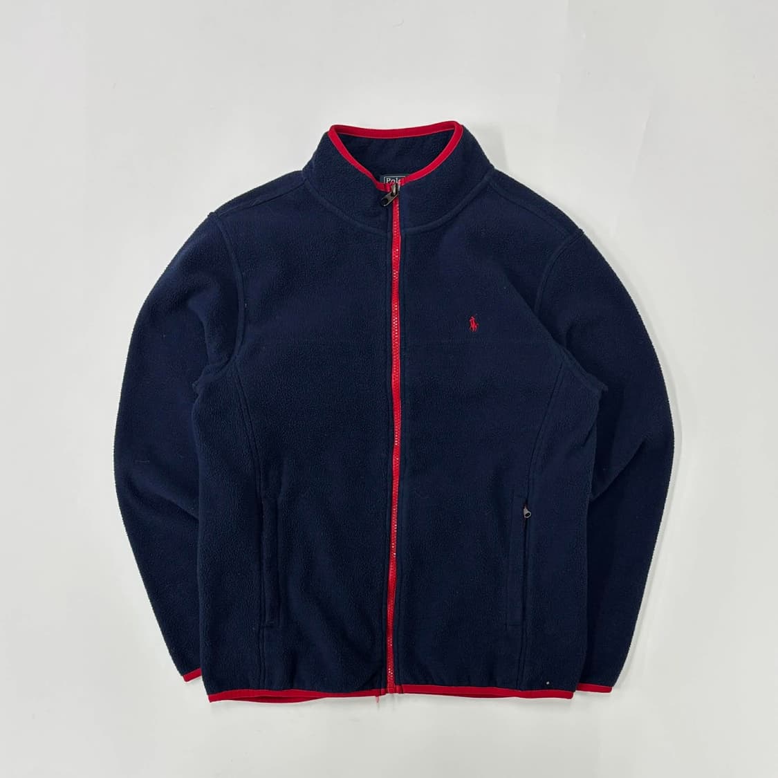 폴로 랄프로렌 네이비 플리스 자켓 쉐르파 져지 집업(L) 상품이미지2