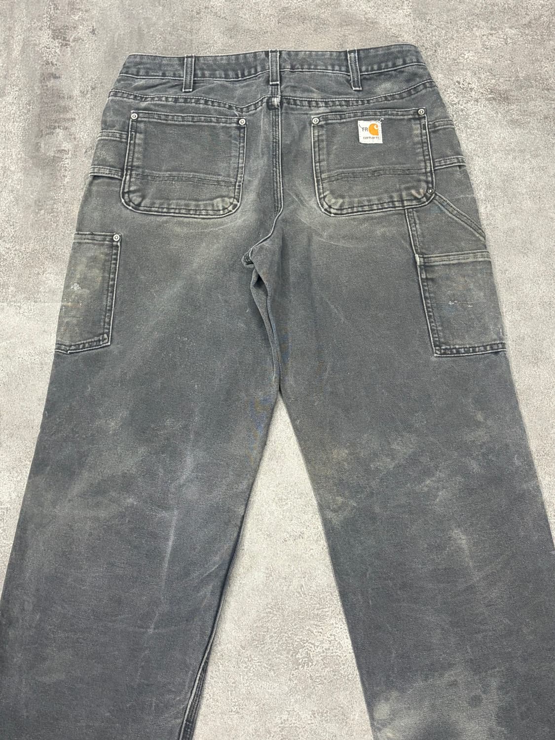 10s 칼하트 더블니 blk 블랙 워싱 팬츠 상품이미지6