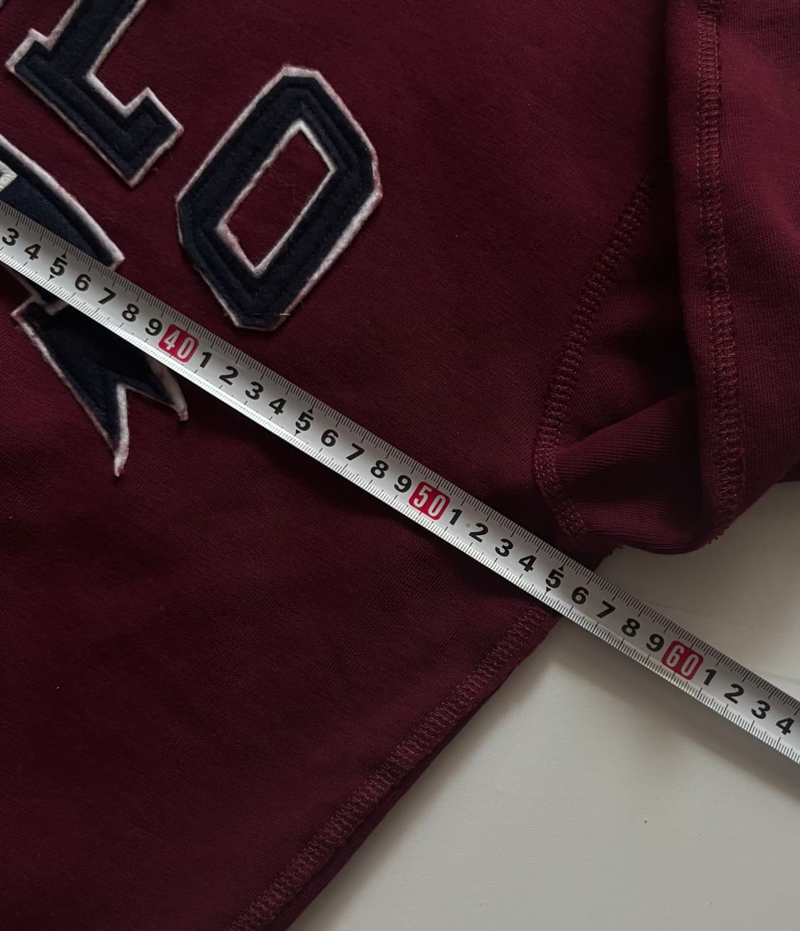Polo 폴로랄프로렌 빅로고 버건디 후드티 상품이미지6