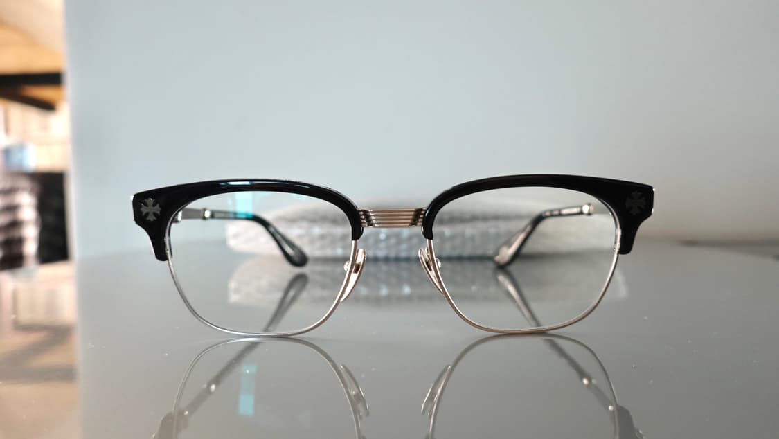 크롬하츠 보넨노이슈어2 블랙/브러쉬드실버 안경 상품이미지6