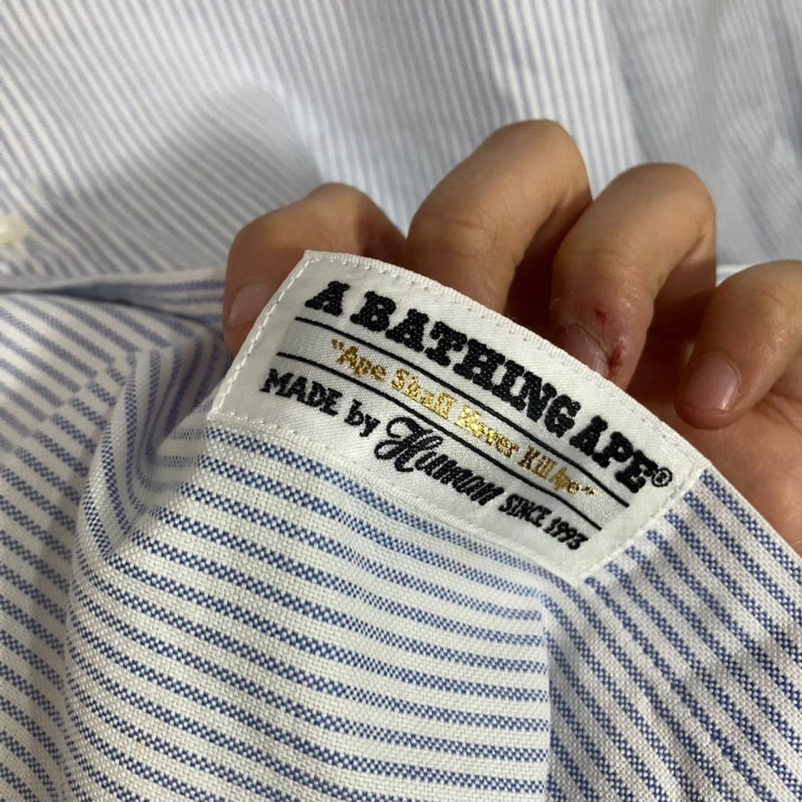 베이프 스트라이프 셔츠 상품이미지6