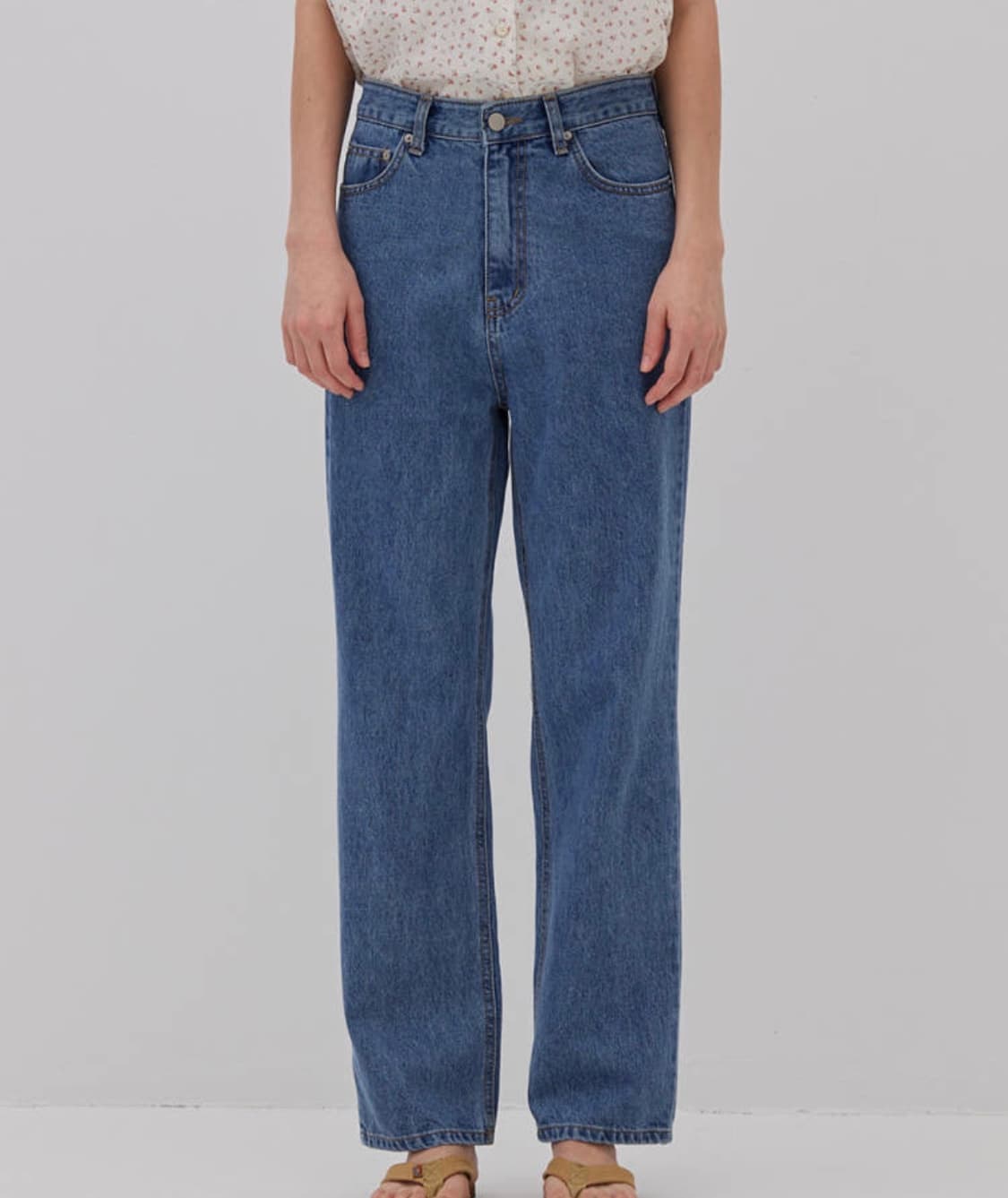 망고매니플리즈 모노진 미드블루 s 상품이미지1
