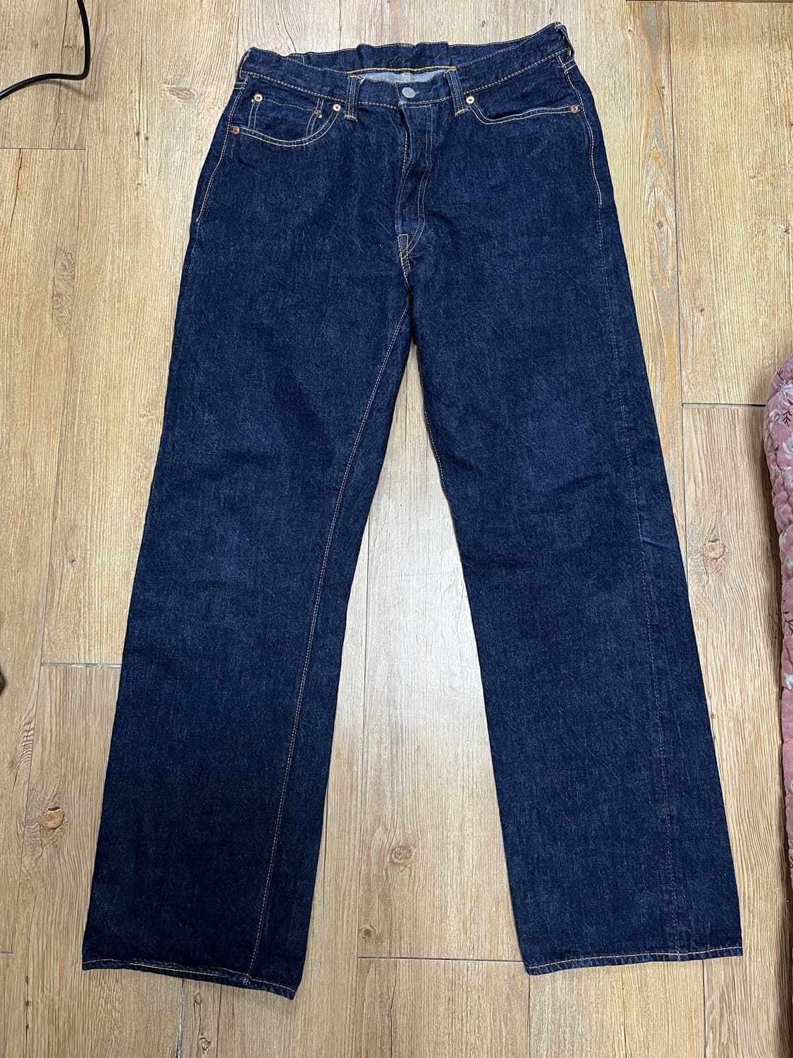 택포19) 풀카운트 0105w 32x32 셀비지 데님팬츠 상품이미지1