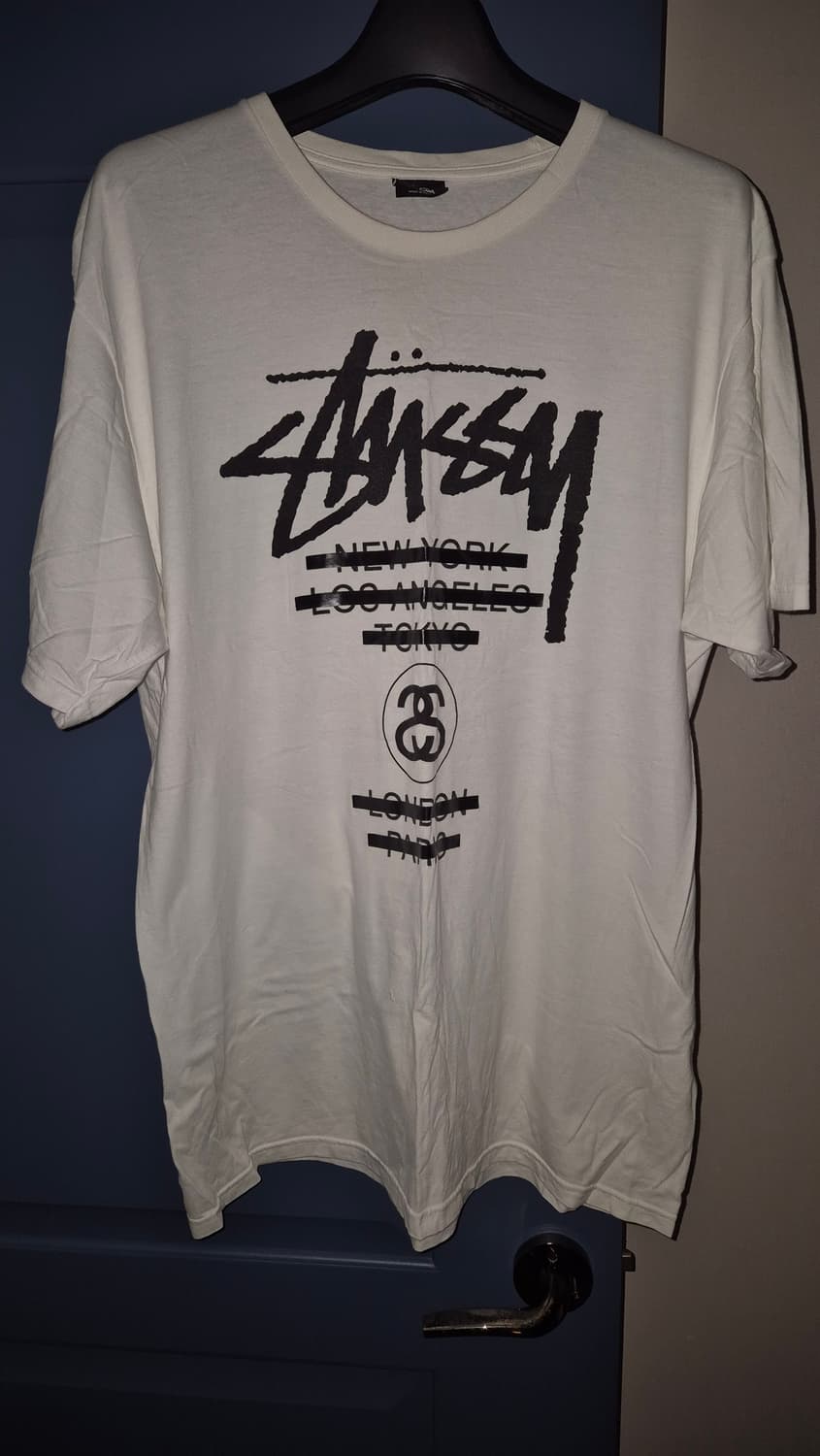 빈티지Stussy 스투시 월드투어 티셔츠 상품이미지1