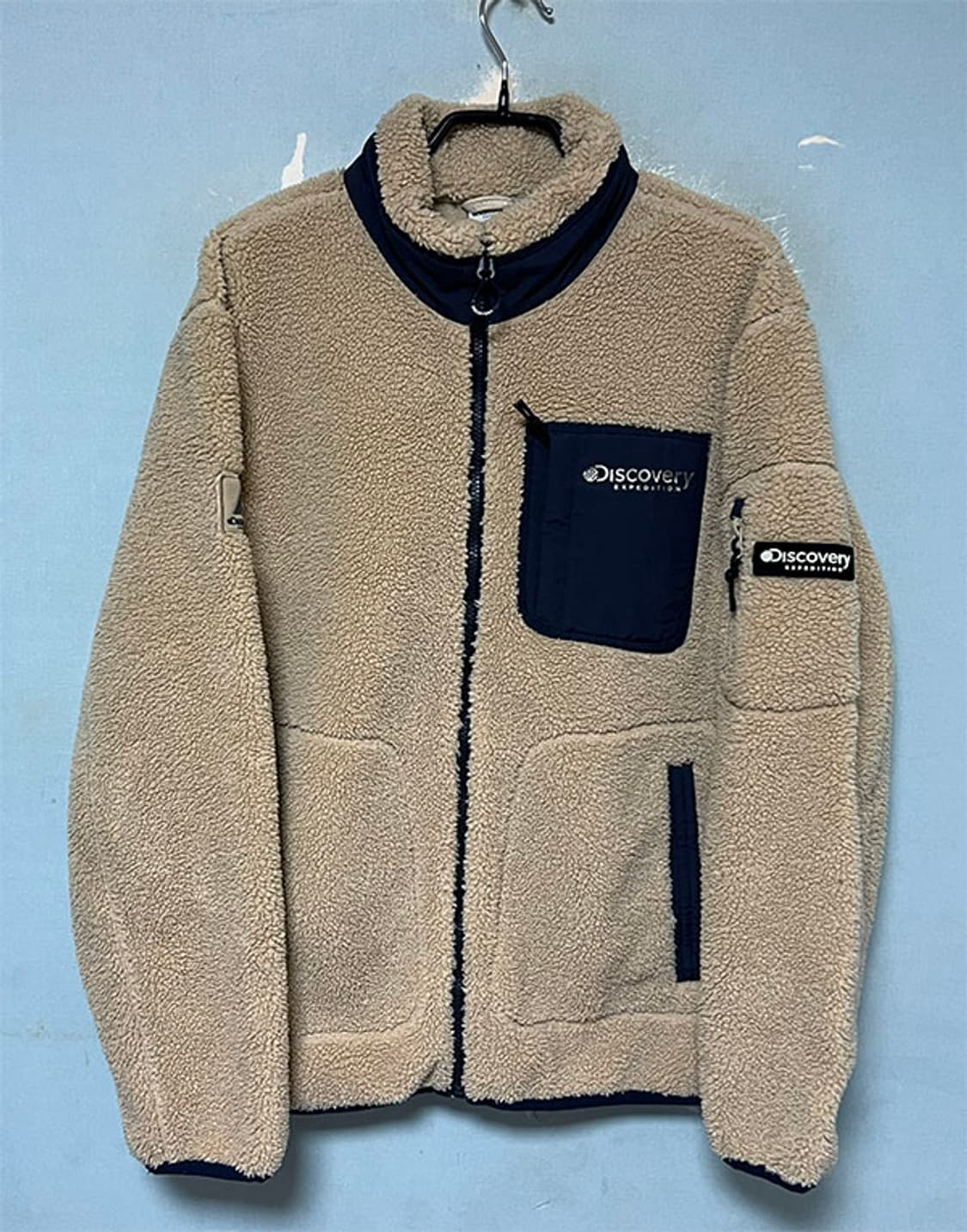 디스커버리 남자 뽀글이점퍼 하이넥 추동 L 100 상품이미지1