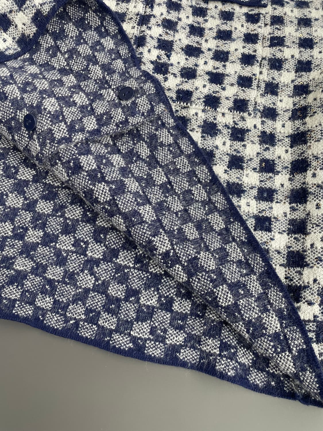 [3] 산드로 자카드 트위드 크롭 자켓 상품이미지6