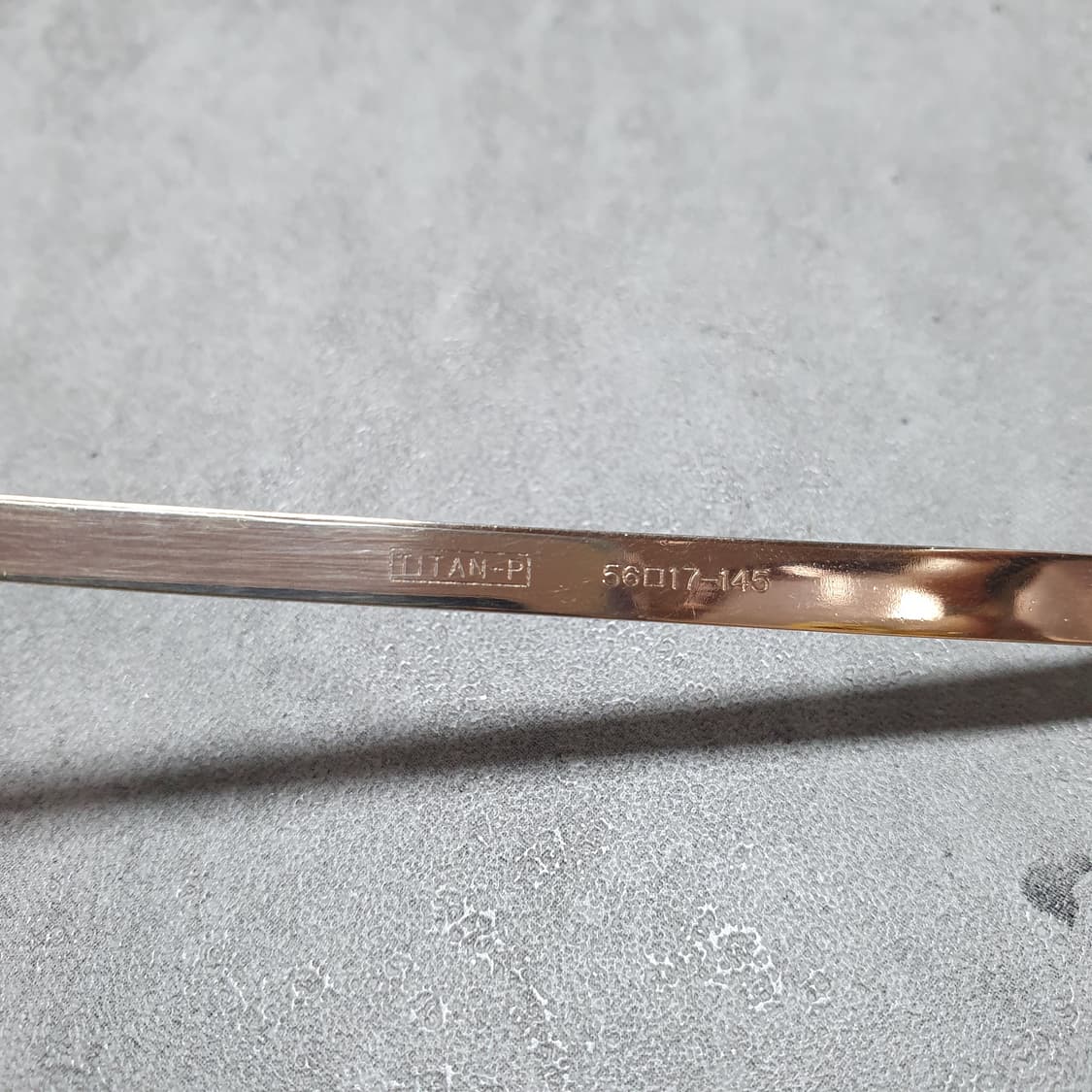 빈티지 귀갑(구갑) 진양철 하금테 안경 상품이미지3