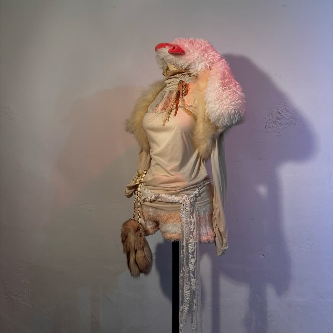 PINKY GIRLS 퍼 베스트 상품이미지3