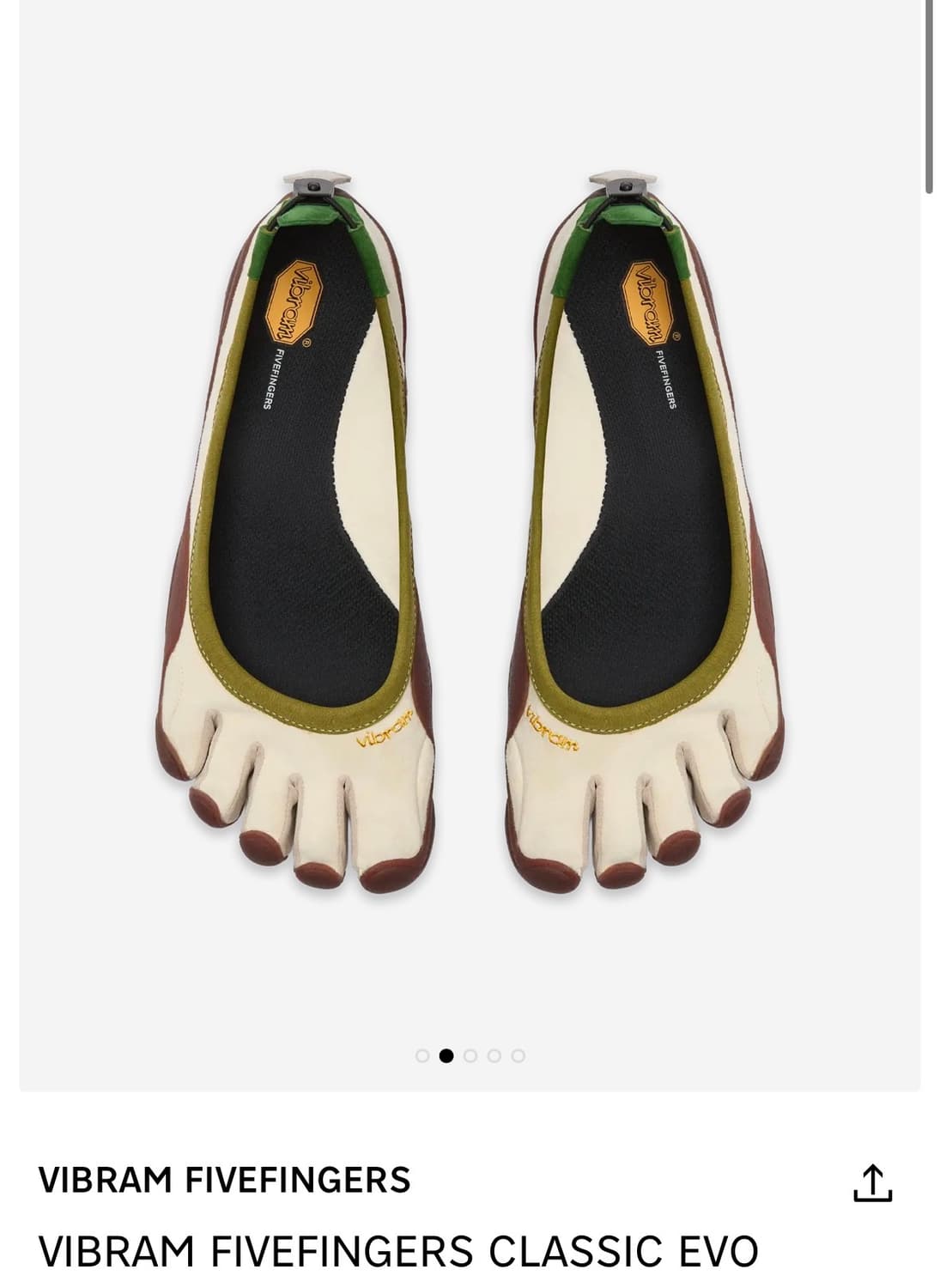 비브람 파이브핑거스 클래식 에보 에쿠르 상품이미지1