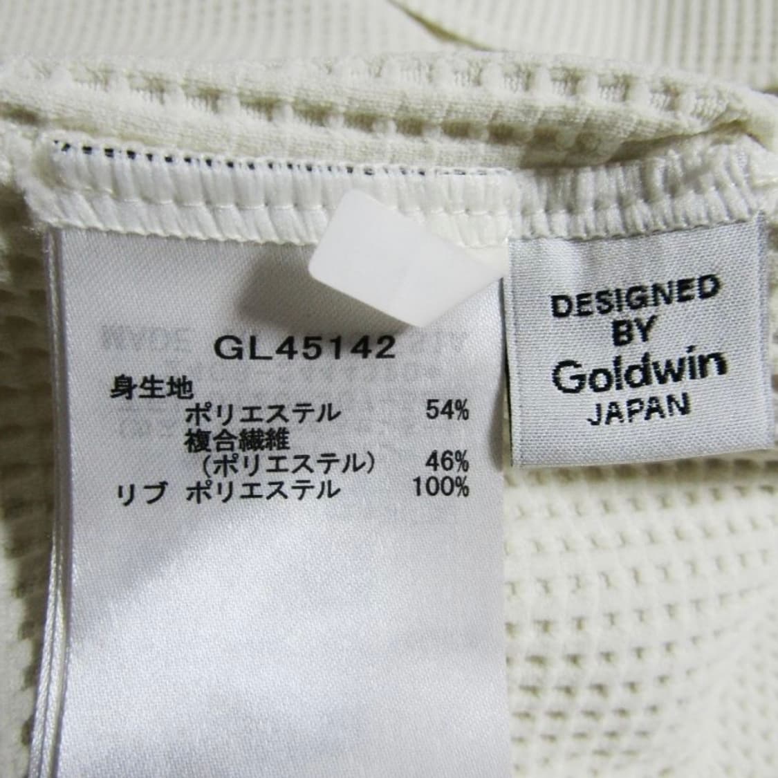 Goldwin 골드윈 와플 롱슬리브 티셔츠 아이보리 상품이미지7