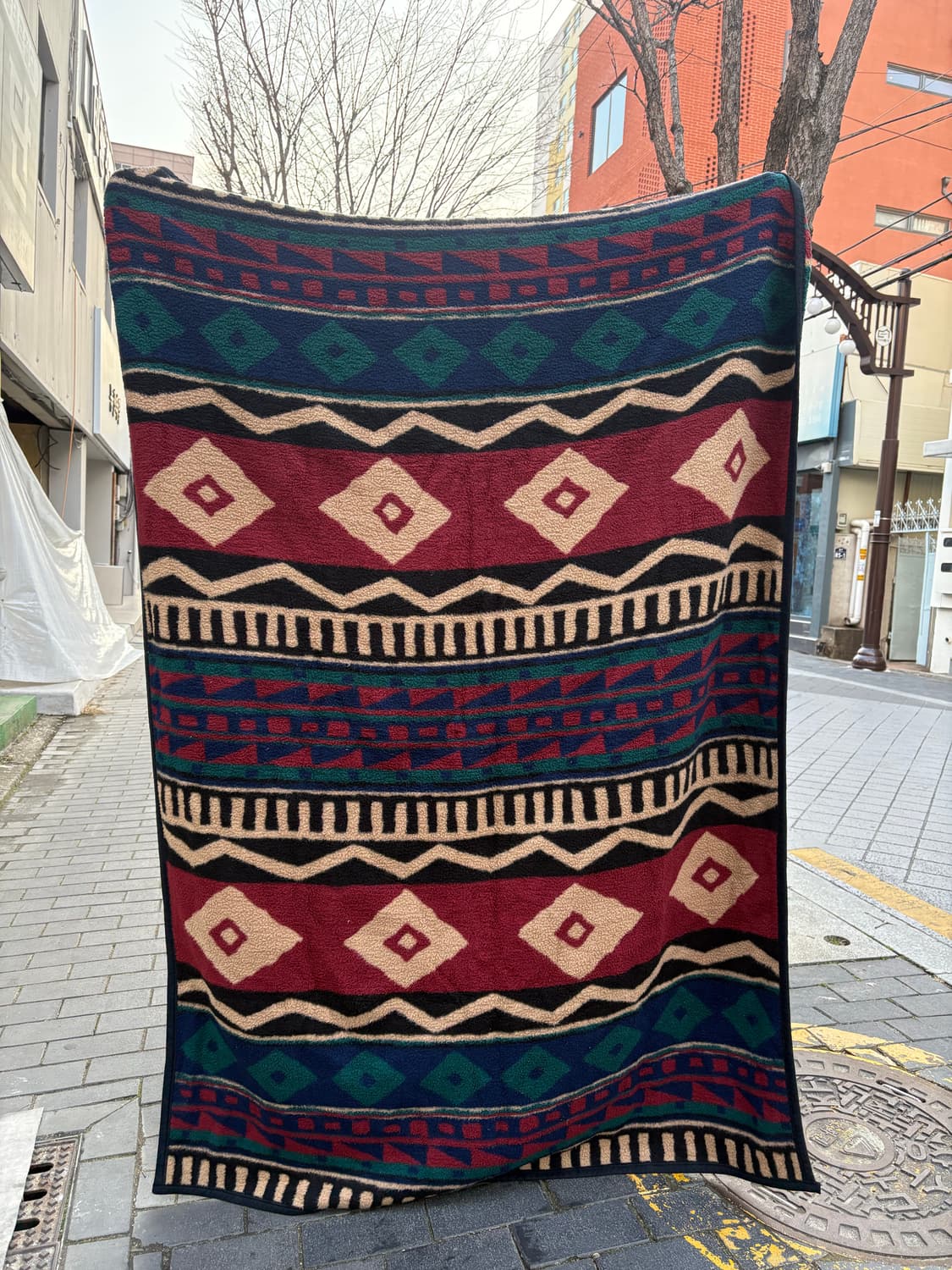 80s 알파카울 나바호 블랭킷 상품이미지3