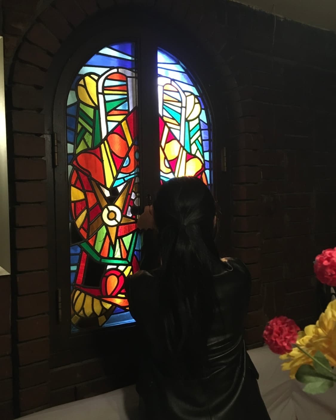 블랙 레더 자켓 상품이미지2