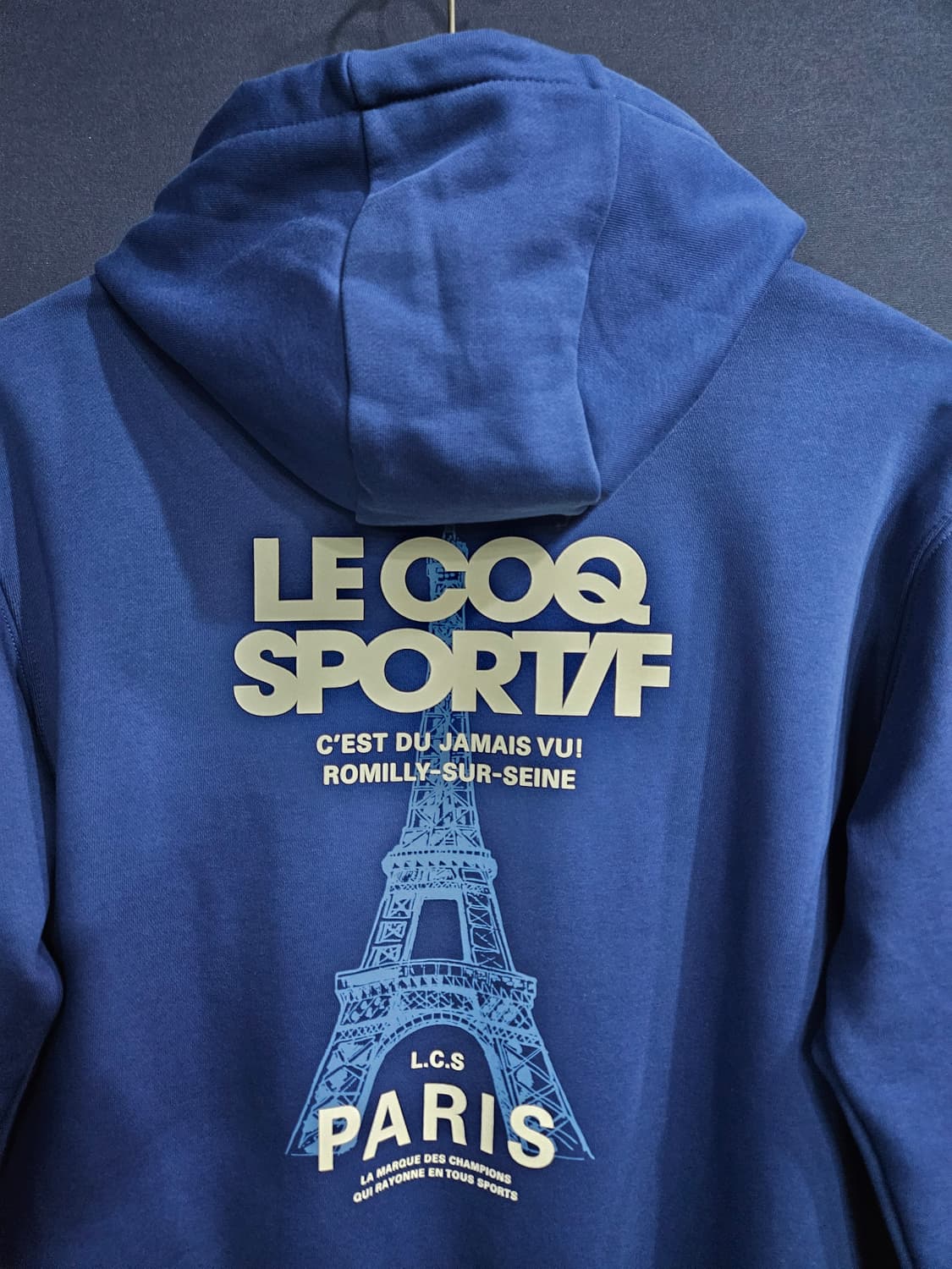 르꼬끄 블루컬러 남성 세미오버핏 95 후드티  상품이미지8