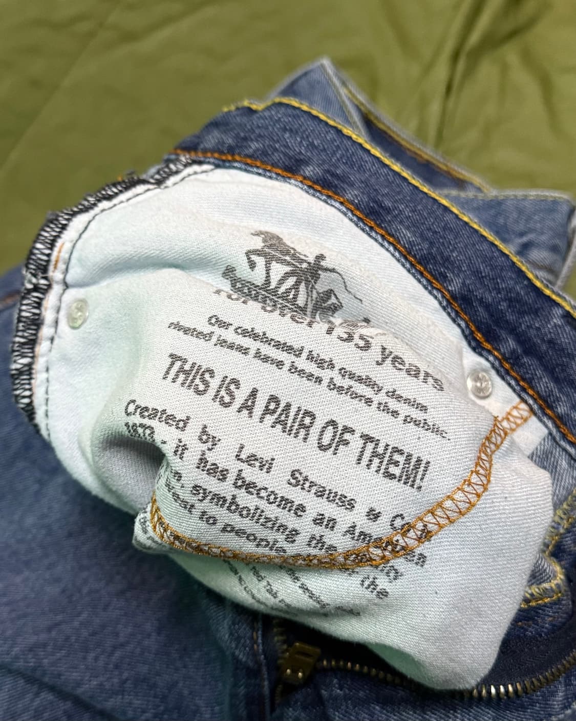 리바이스 프리미엄 550 릴렉스핏 데님 팬츠 34 상품이미지4