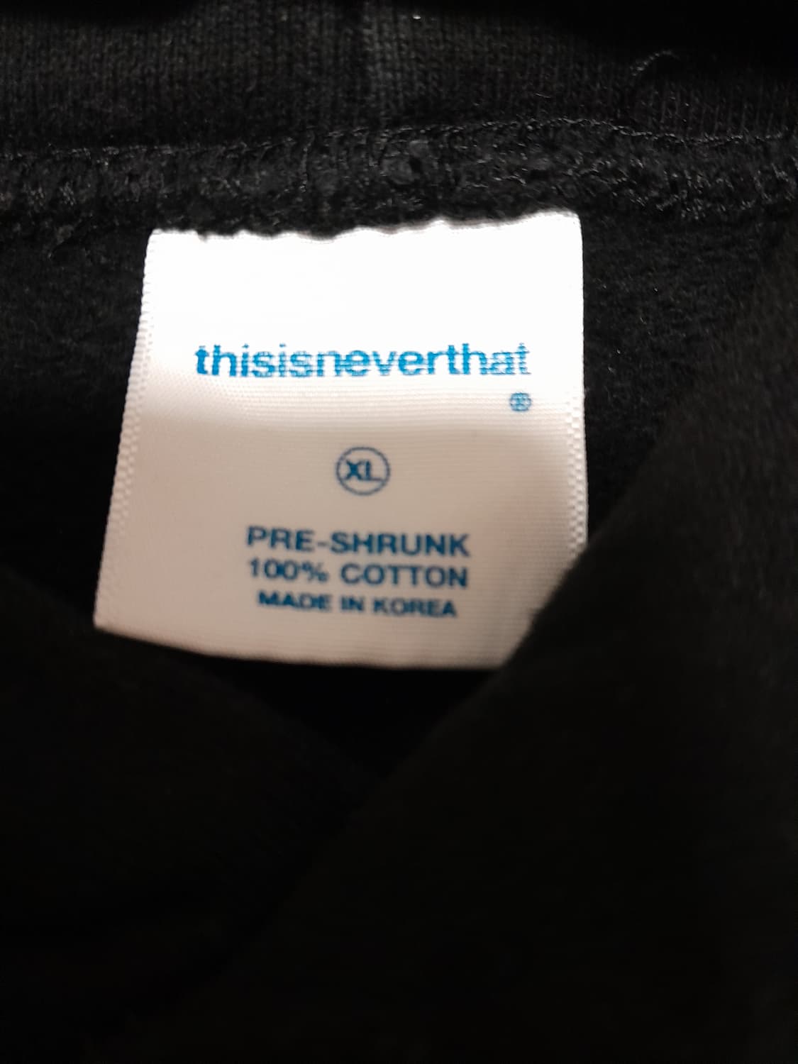 💥디스이즈네버댓 후드 블랙 (XL)      상품이미지3