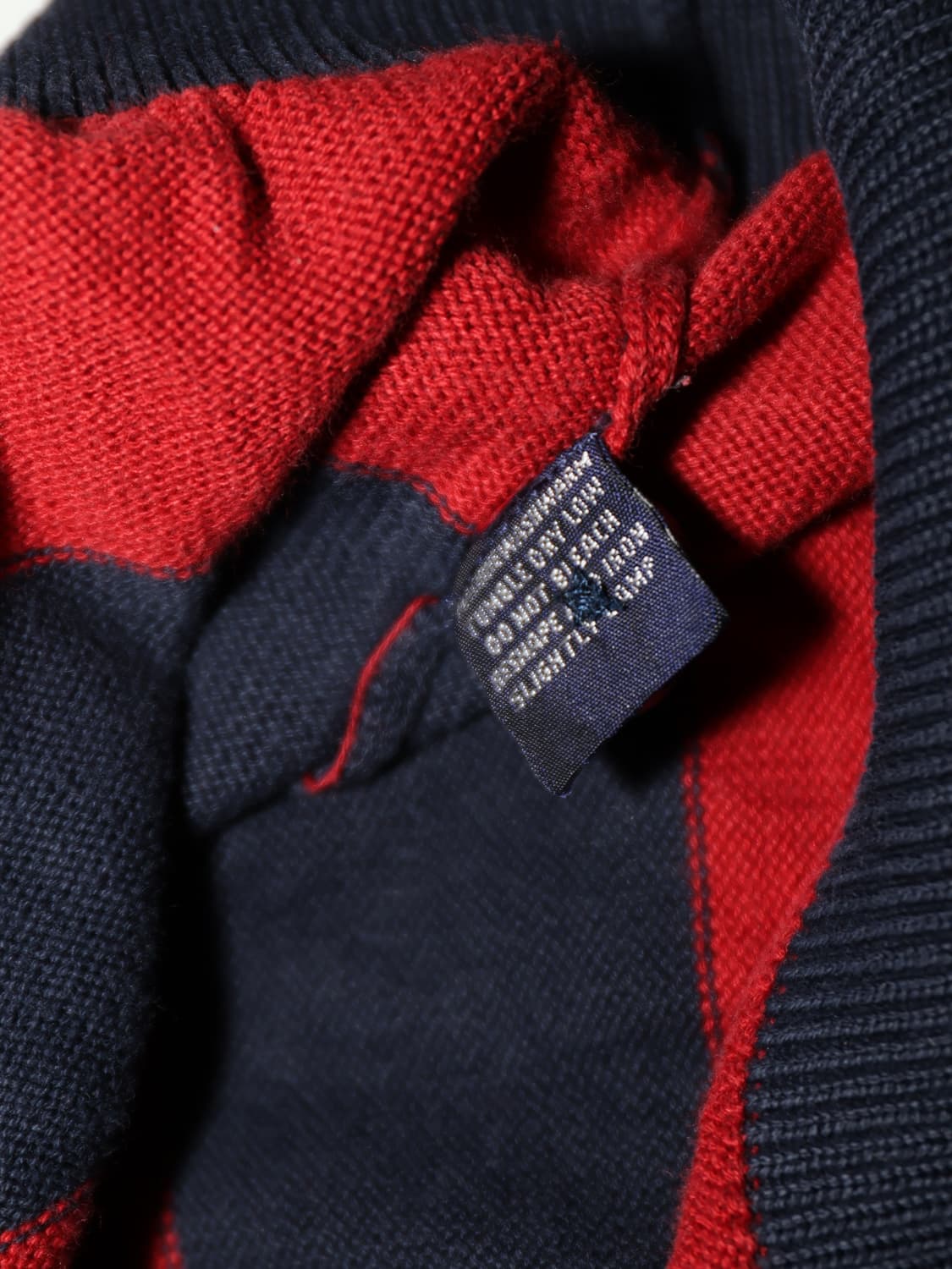 [정품]폴로 랄프로렌 네이비 스트라이프 가디건 S 상품이미지5