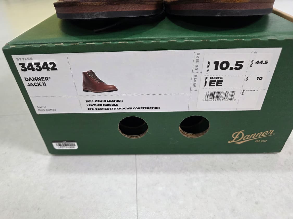 [새상품] 대너 풀그레인 부츠 JACK II 285 EE 상품이미지2