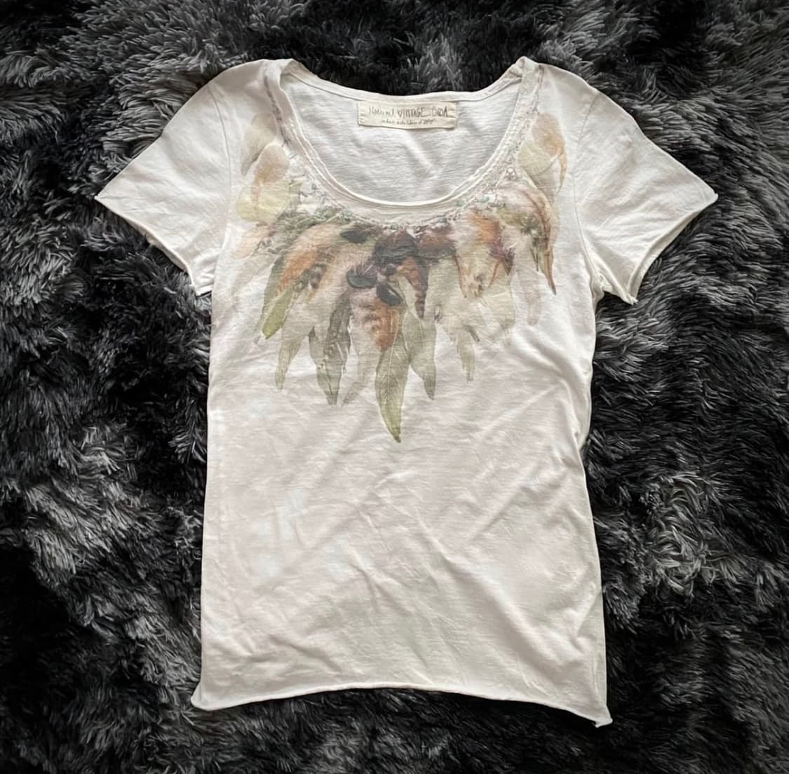 Goa feather T-shirt 상품이미지1