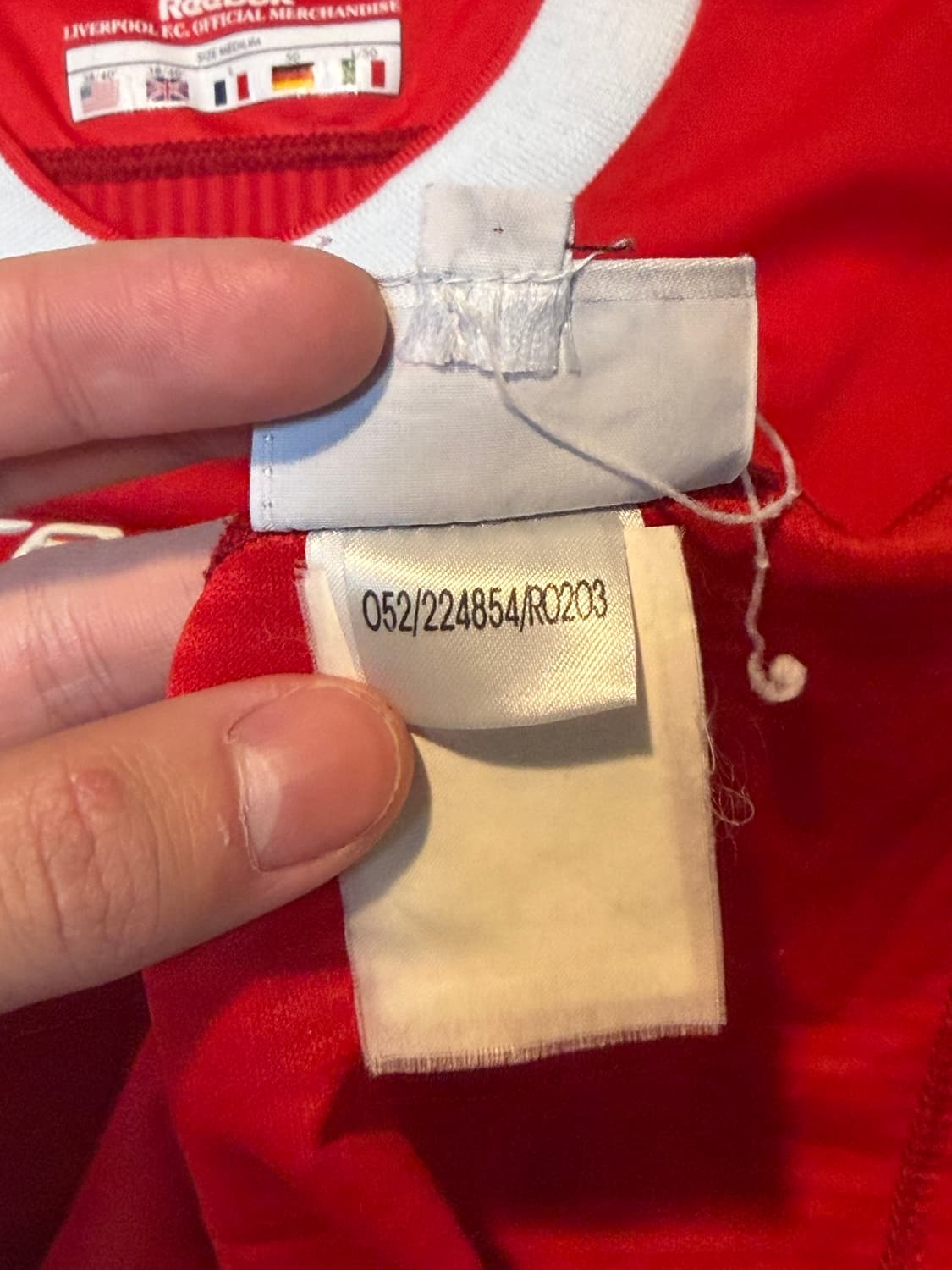 리복 02-04 리버풀 노마킹 홈 유니폼 올드유니폼 상품이미지7