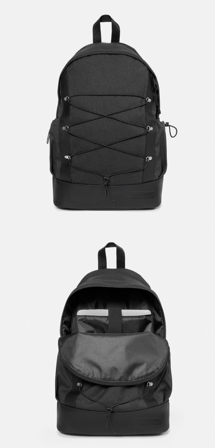 이스트팩 LAB 페디드 러기지 포켓 백팩 가방 블랙 상품이미지4